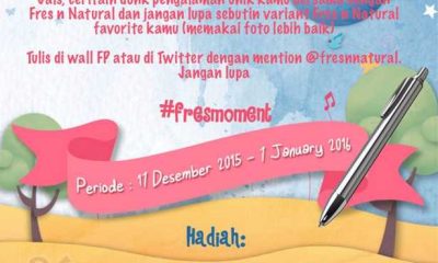Kuis Fres Moment Berhadiah 3 Set Kosmetik, Goody Bag & Pulsa 250K