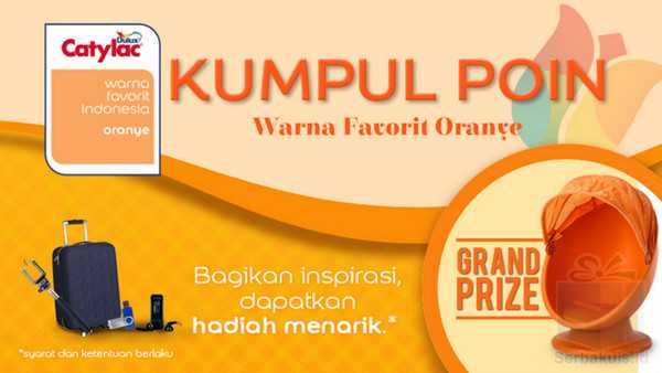 Kumpul Point Warna Oranye Catylac Berhadiah Kursi Keren
