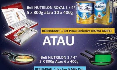 Promo Gebyar Akhir Tahun Nutrilon Hadiah Royal Knife, Fry Fan & Milk Pan