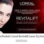 Sample Gratis Produk L'oreal Revitalift Laser X3 Serum