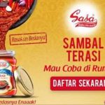 Sample Gratis Produk Sambal Terasi SASA Desember 2015