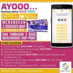 Shot Print Quiz Berhadiah 3 Voucher MAP & 5 Merchandise