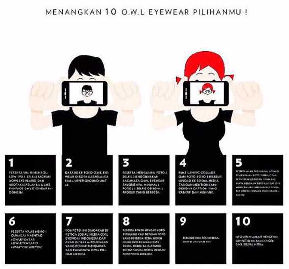 Kontes Foto OWL Eyewear Berhadiah 10 Kacamata Pilihanmu