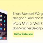 Kontes Foto Organic Love Milna Berhadiah iPad Mini