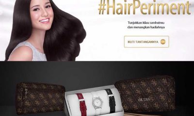 Kontes Hair Periment Ellips Berhadiah Jam Tangan GUESS