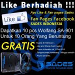 Kuis Like Berhadiah 10 Headset SADES Wolfang SA-901
