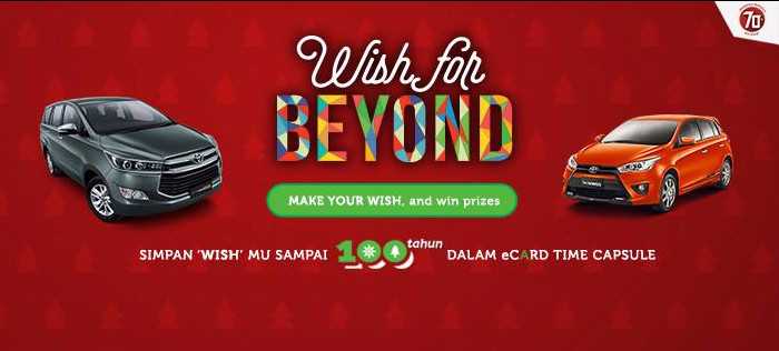 Kuis Wish For Beyond Toyota Berhadiah Audio Mobil Pioneer, Kamera, dll