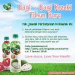 Love Juice Bagi-Bagi Rezeki Tahun Baru Berhadiah Pulsa & Produk