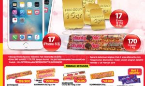 Promo Undian Valentine's Gift Alfamart Berhadiah 17 iPhone 6