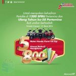 Undian Pertalite Berhadiah 5 Vario 150 ESP & 800 Xiaomi Redmi 2