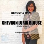 Cantinge Heritage Instagram Giveaway Berhadiah 1 Chevron Lurik Blouse