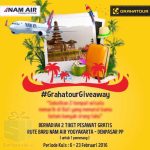 Grahatour Giveaway Berhadiah Tiket Pesawat Jogja-Bali PP