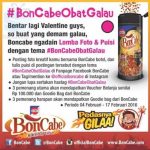 Kontes Boncabe Obat Galau Berhadiah Voucher MAP 300K