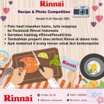 Kontes Resep Cinta Rinnai Berhadiah 5 Kompor RI-150CC