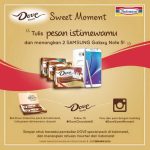 Kontes Sweet Moment Dove Indomaret Berhadiah 1 SAMSUNG Note 5