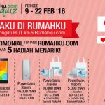 Kontes Testimoni Cintaku Di Rumahku Berhadiah Xiaomi Yi