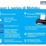 Kuis Epson L series Di Mataku Berhadiah Printer L310