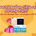 Kuis Valentine UC Browser Berhadiah 25 Smartphone Oppo F1