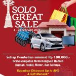 Promo Tiga Serangkai Solo Great Sale Berhadiah Rumah