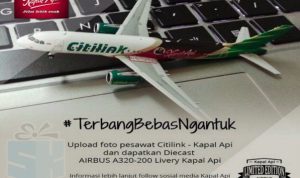 Kontes Foto Terbang Bebas Ngantuk Berhadiah 3 Diecast Pesawat Citilink compressed