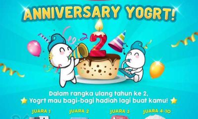 Kuis Ulang Tahun Yogrt 2nd Berhadiah Xiaomi Redmi Note 3 Pro 16 GB