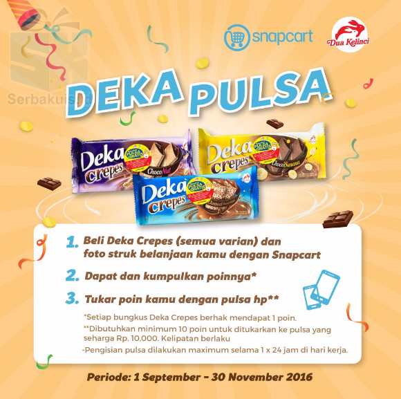 Promo Deka Pulsa Berhadiah Langsung Pulsa Gratis dari Dua Kelinci Promo Deka Pulsa Berhadiah Langsung Pulsa Gratis dari Dua Kelinci