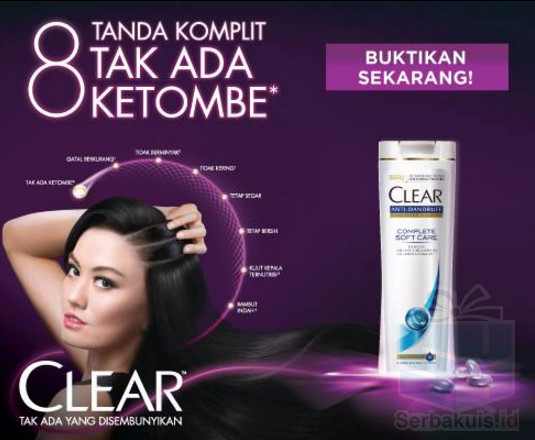 Sample Produk Gratis Shampoo Clear Complete Soft Care