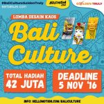 Lomba Desain kaos Bali Culture / Budaya Bali