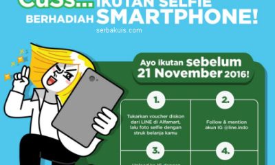 Lomba Foto Selfie Line Alfamart Berhadiah Smartphone & Boneka