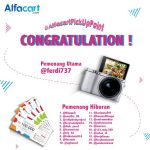 Pemenang Alfacart PickUp Point Berhadiah Kamera Mirrorless