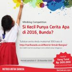 Si kecil punya cerita apa di 2016, Bunda?