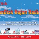 Undian Sandisk Hujan Hadiah