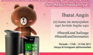 Kuis Ibarat Kata Dinomarket Berhadiah Smartphone Acer, Suction Mug & Boneka Line