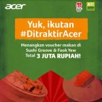 Ditraktir Acer