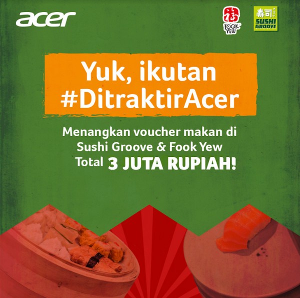 Ditraktir Acer