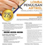 Lomba Menulis Artikel Manajemen Populer