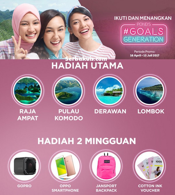 Promo Pond's Goals Generation Berhadiah Liburan Gratis 