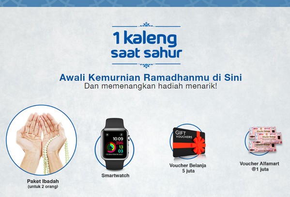 Promo 1 Kaleng Saat Sahur Bear Brand Berhadiah Umroh 