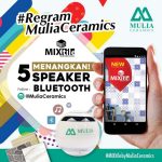 Kuis Regram Mulia Ceramics Berhadiah 5 Bluetooth Speaker Gratis