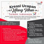 Kreasi Ucapan ulang Tahun Telkom indonesia