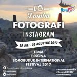 Lomba Fotografi Pesona Borobudur Internasional Festival 2017