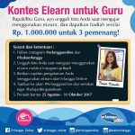 Kontes Elearn Untuk Guru