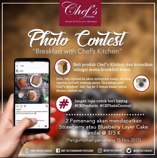 Photo Contest Breakfast with Chef's Kitchen
