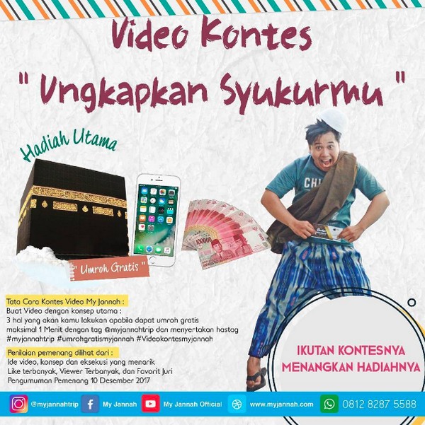 Video Kontes Ungkapkan Syukurmu