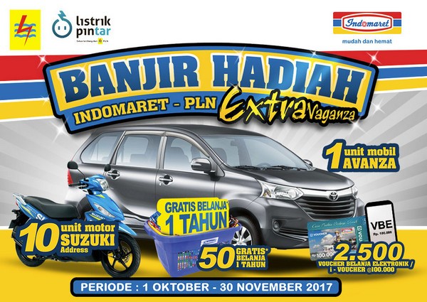 Banjir Hadiah Indomaret - PLN Extravaganza