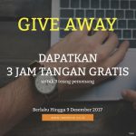 Giveaway 3 Jam Tangan Gratis