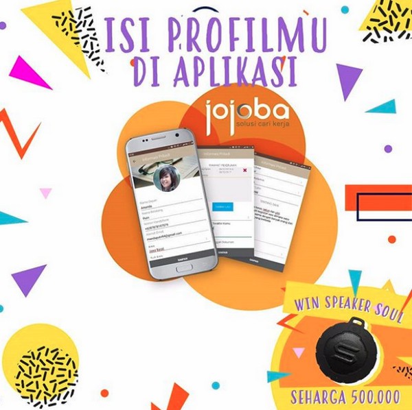 Isi Profilmu di Aplikasi