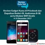 Kuis Review Gadget Desember 2017 Berhadiah Redmi 4X, Andromax B-SE & Modem Wifi