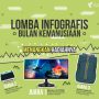 Lomba Info Grafis Bulan Kemanusiaan Hadiah Monitor LG 25UM58, Wacom CtL 490 & Tas Tarbus