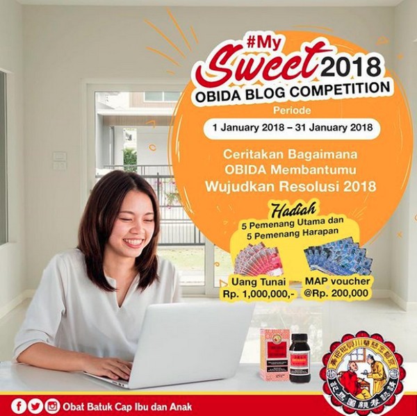 #MySweet2018 OBIDA Blog Competition